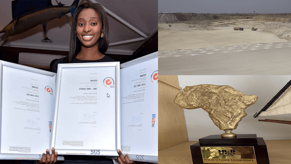 Rokhaya Sall Mbaye, directrice de MINEEX, reçoit le prix de la femme entrepreneure de l’année !
