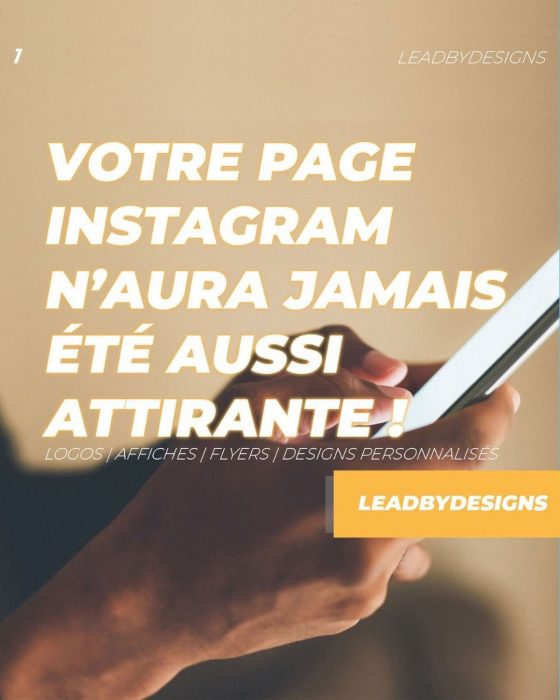 Lead by design - visuel instagram