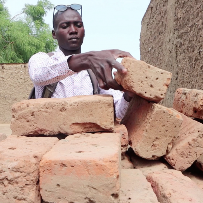 Construction brique en terre cuite Afrique